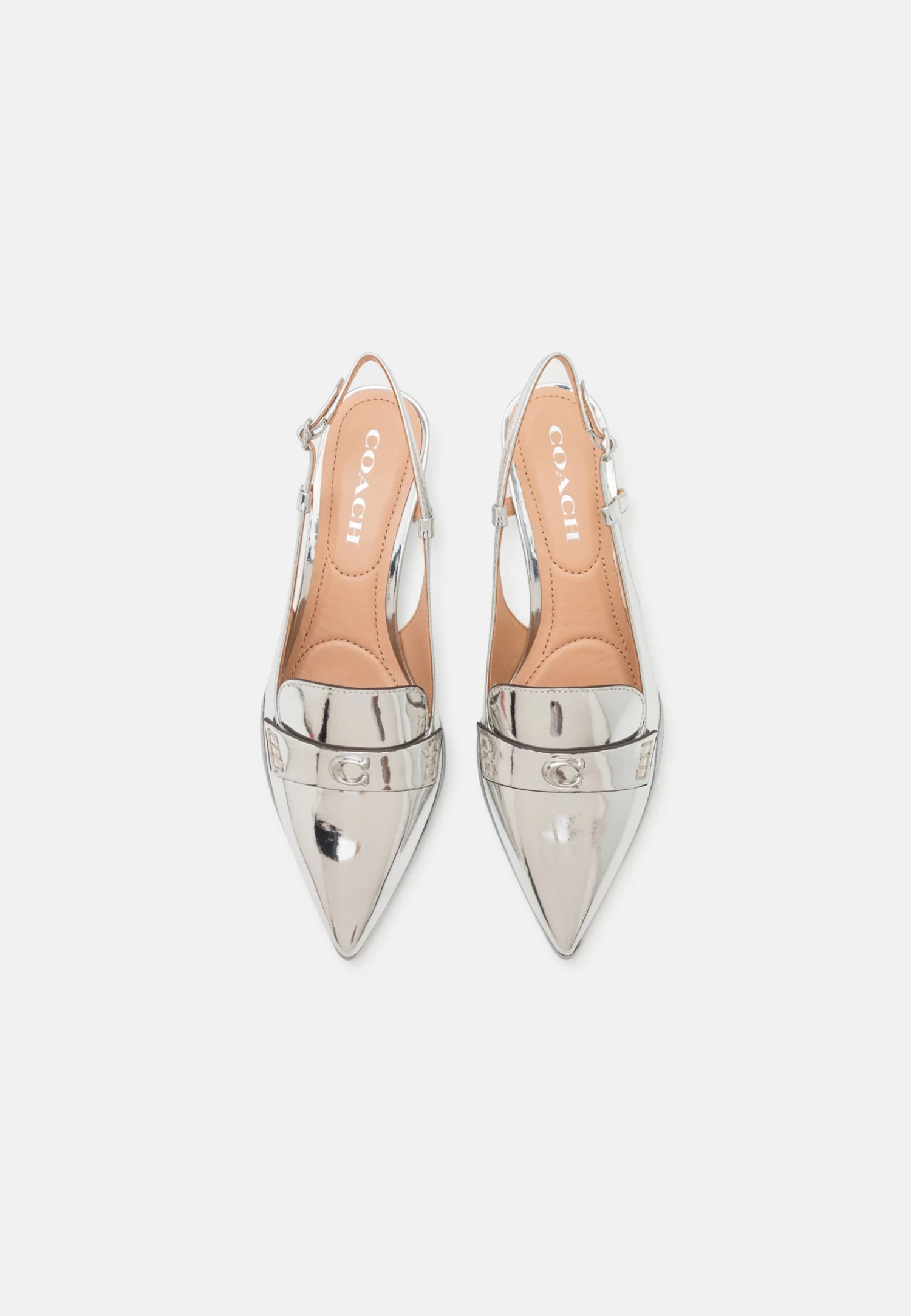 Coach Nikola Metallic Hybrid SlingbackDecolletéSilver Donna Scarpe Con Tacco COH11B00H-D11 6 Coach Nikola Metallic Hybrid SlingbackDecolletéSilver Donna Scarpe Con Tacco COH11B00H-D11 - immagine 4