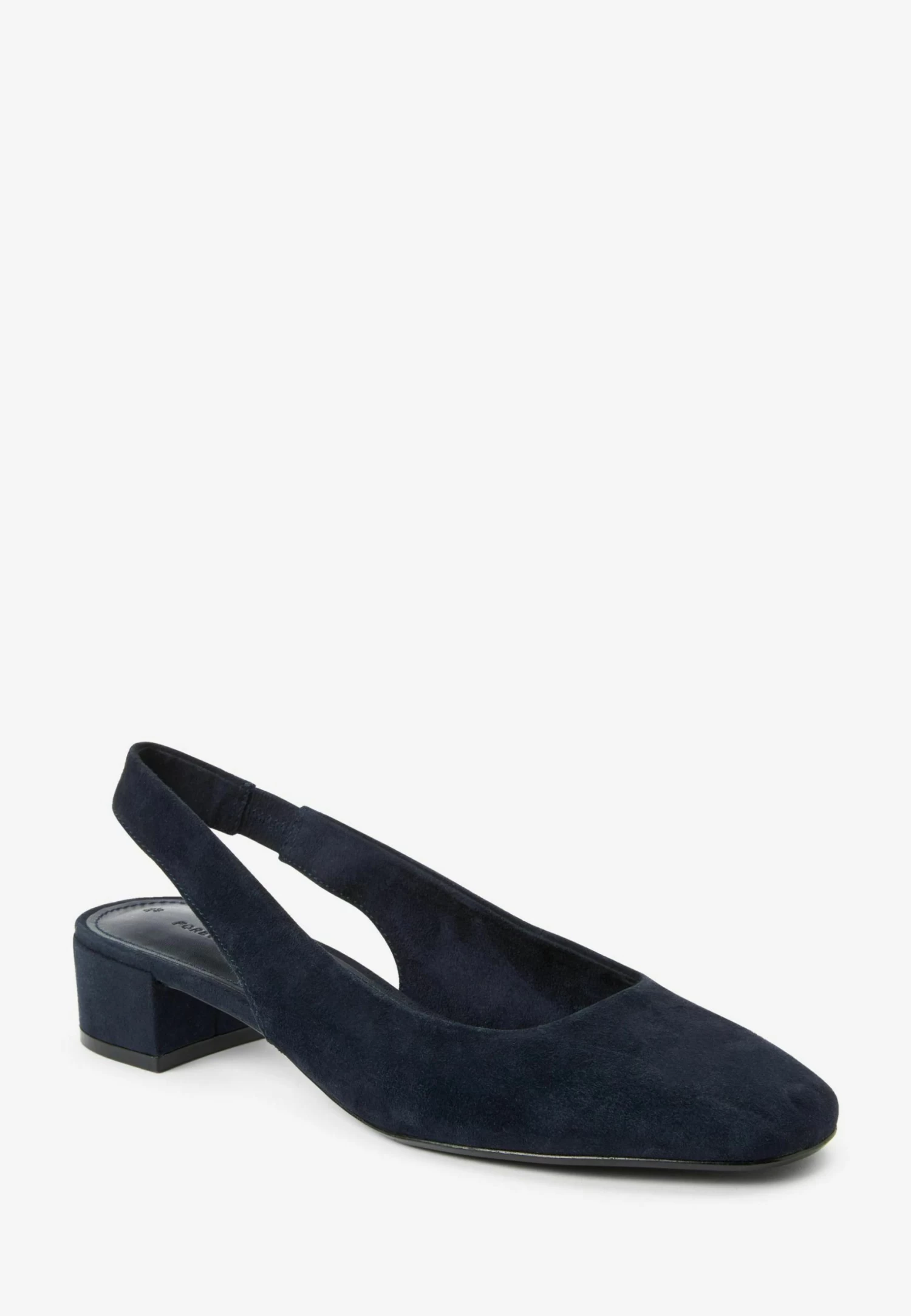 Next Comfort Slingback Low Block Heels - Decolleté - Navy 4 Next Comfort Slingback Low Block Heels - Decolleté - Navy - immagine 2