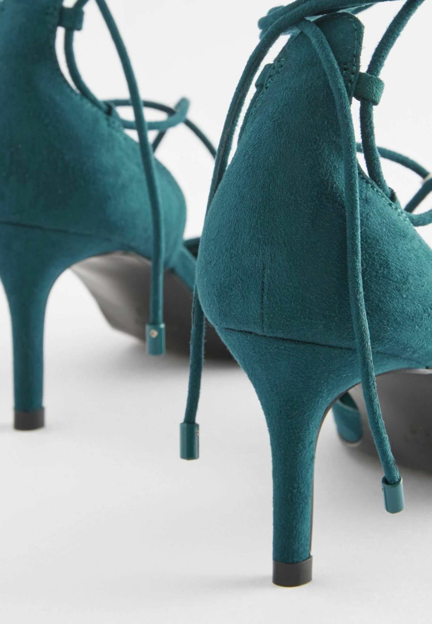 Next Forever Comfortâ® Point Toe Wrap Heels - Francesine - Teal Blue 5 Next Forever Comfortâ® Point Toe Wrap Heels - Francesine - Teal Blue - immagine 3