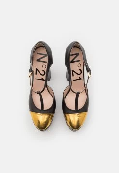 N°21 Scarpe Con Plateau - Black/Gold -Birkenstock Italia a44912f86ba2483db13fee0cd4573f40