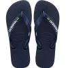 Havaianas Flip Flop Brasil LogoInfradito Da BagnoNavy Blue Uomo Scarpe Aperte HA111D007-503