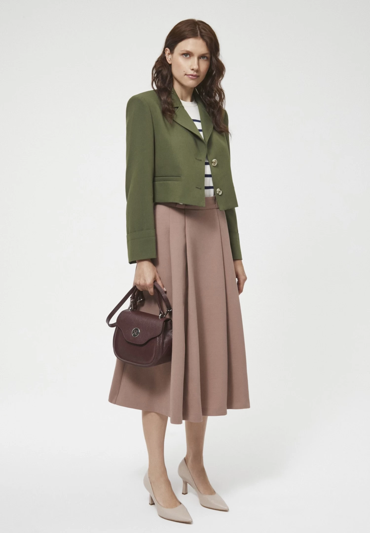 Decolleté - Beżowy Sr 3 Decolleté - Beżowy Sr